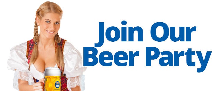 Join Our Beer Party - The Beer